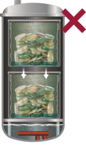 滅菌バッグ重ねない